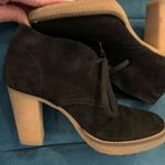 J.Crew  MacAlister High Heel Black Suede Ankle Boot Size 7 $225 Photo 2