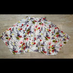 Ralph Lauren Lauren  Floral Satin Skirt Cream Color‎ Womens Size L Photo 4