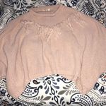 Boutique Pink Fringe Sweater Photo 0