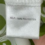 Rose + Olive Green White Floral Peasant Blouse Tassel Tie Boho Cottagecore L/XL Size 1X Photo 6