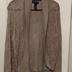 INC International Concepts Cream and Silver Cardigan Sweater Gold Size XL Photo 0