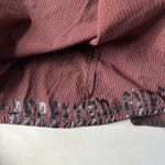 Guess  Y2K Grunge Womens Shirt Sz L Red Studs Glass Snap Country Plaid  Rodeo Photo 13