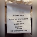 Black Swan  Ivory Cream Lace Embroidered Boho Peasant Blouse Top Size M Photo 6