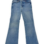 frame denim FRAME - Le One Crop Mini Boot Jeans in Blue Photo 0