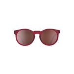 Goodr "I'm Wearing Burgundy?" Sunglasses Matte Burgundy Round Lens UV Protection Red Photo 8