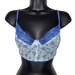 Fairy‎ Floral Mesh Lace Corset Style Bustier Size M Photo 0