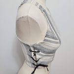 BCBGeneration black multi jacquard crop top size 2 Photo 3