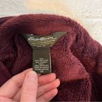 Eddie Bauer  burgundy fleece lined jacket Photo 3