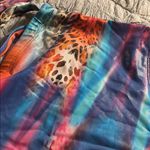 Rainbow Leopard Print Festival Set Blue Photo 2