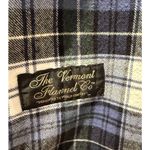 The Vermont Flannel Co Shirt Medium Blue Plaid Outdoor Gorpcore Made In USA Photo 5