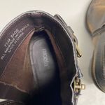 NICOLE Women’s Western Boots Distressed Style Sage 7.5 M Black & Gold Photo 3