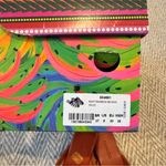 Farm Rio Rust Rainbow Beaded Mule Sandals | Size 8 Photo 3