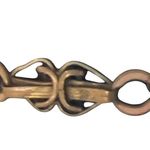 Vintage Antique Hadly Gold Tone Bracelet Intricate Link Spring Ring Estate 7.5" Photo 1