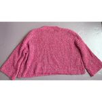 Sincerely Jules Women's Pink Open‎ Stitch Sweater Size L Trendy & Fashionable Size L Photo 1