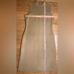 Kenar WomensNeutral Minimalist Crêpe/Tan Wool Blend Sleeveless Midi Dress|Size:8 Photo 6