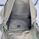 Gap Vintage Y2K Women's Canvas Fire Print Crossbody Messenger Bag Green Small Photo 9