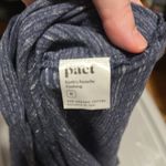 Pact  Blue Organic Cotton Shirt Dress Photo 4