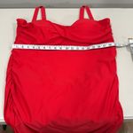 Nicole Miller  One Piece Swimsuit Red Size 3X NWT Photo 7