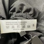 Tempt Me Swimsuit One Piece Womens Small Black White Halter Tie V Neck Ruched Photo 7