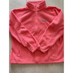 Columbia  Sportswear Womens 2X‎ Full Zip Blue & Pink Fleece Jacket Cozy Warm Set Photo 2