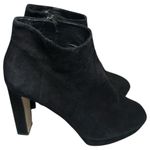 Diane Von Furstenberg  DVF Women’s Size 7.5 Black Suede Heeled Ankle Booties Photo 6