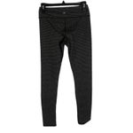 Kyodon Women's Size Small Striped Black Grey Thermal Leggings Photo 2