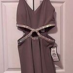 Windsor Lilac Dress Spaghetti Strap with side slits Photo 0