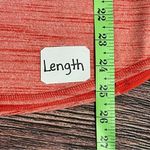Athleta  Sz Small Pink Orange Long Sleeve Scoop Neck Athletic Shirt Active Gym Photo 2