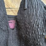 Victoria's Secret Black smocked ruched lace up sexy Swimsuit one piece small Photo 3