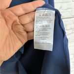 Zuda Muted Steel Blue Ruched Turtle Neck Active Long Sleeve Size XXS Photo 4