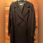 Pendleton  Tailored 100% Virgin Wool Black Trench Coat “Dress” Women’s Size 12 Photo 1