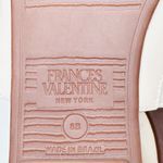 Frances Valentine Cream Black Floral Toe Slide Sandals Flats Shoes Size 8 Photo 8