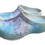 Dansko Kane Tie Dye Molded Slip-On Clogs Size 6.5-7 Blue Purple Comfort Shoes Photo 0