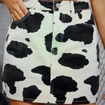 Boohoo Cow Print Skirt Photo 0