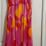 Chic Soul  Pink and Orange Maxi Dress Photo 1