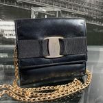 Salvatore Ferragamo Authentic Black Leather Wallet Photo 3