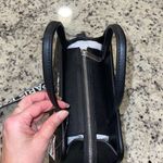 Karl Lagerfeld  Womens Embossed‎ Logo Maybelle Satchel Crossbody Black Medium NWT Photo 4