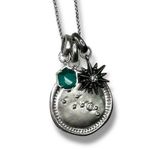 Kendra Scott NWOT 925 Silver Rhodium Plated Taurus Astrological Charm Necklace Photo 2