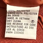 Le Suit  Women's Burnt Orange Blazer Sz 12 Photo 6