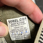 Sorel  Out N About Plus Womens Size 9 Green‎ Nubuck Leather Slingback Sandals Photo 2