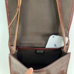 Il Bisonte Brown Leather Shoulder Bag Handbag Forestcore Autumn Renfaire Photo 6