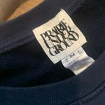 Prairie underground zipper navy sweatshirt M $220 spring contemporary winter Blue Size M Photo 3