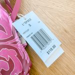 L Space Bikini Top Womens Small Pink Finneas Barbiecore Tropical Beach Swim NWT Photo 3