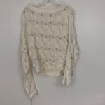 Free People  Desert Sands Cable Pullover in Ivory Size Small Knit Photo 2