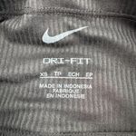 Nike  Women's Tight Fit Mid Rise Ribbed Panel Biker Shorts Black Size XS NWT Photo 4