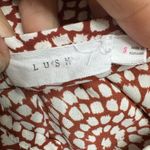 Lush Clothing Lush Sleeveless Top - Maroon and White Floral Photo 3