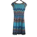 Sharagano  Noir Sheath Dress Women Size 6‎ Crocheted Herringbone Coastal Beachy Photo 2