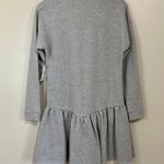 Susina Women’s Long Sleeve Ruffle Bottom Sweater Dress Grey Size XS NWT Photo 6