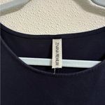 Zenana Premium Navy Blue Short Sleeve T Shirt Dress 1X Photo 4