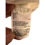 Karen Scott Sport Small Cotton Casual Sporty Olive & White Striped T-Shirt Photo 7